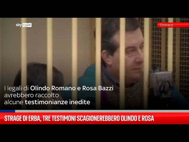 Strage di Erba, due testimoni scagionerebbero Olindo e Rosa