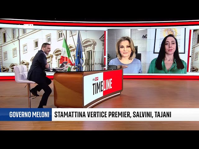 Timeline, Stamattina vertice Meloni, Salvini e Tajani