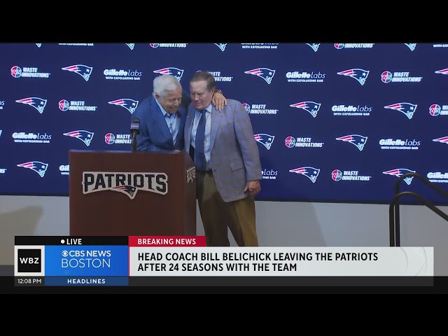 Robert Kraft calls Bill Belichick "a legendary sports icon" as he leaves the Patriots