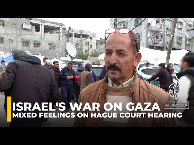 Palestinians in Gaza express mixed feelings on The Hague court hearing