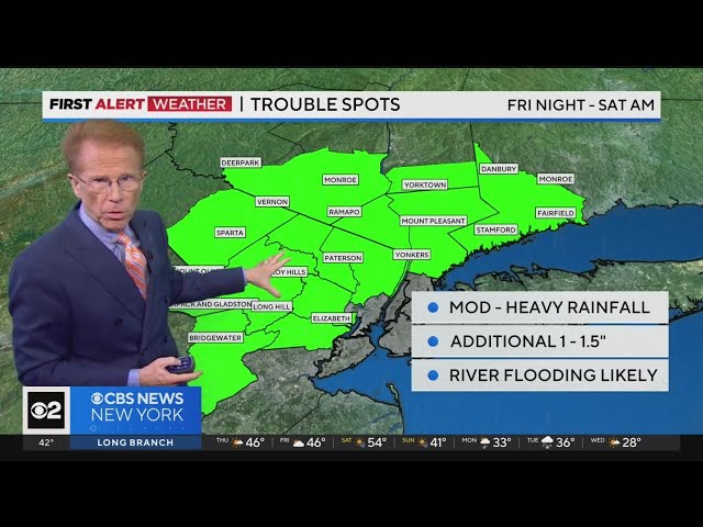 First Alert Weather: More rain expected Friday night