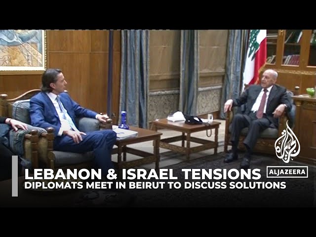 Lebanon & Israel tensions: Diplomats meet in Beirut to discuss solutions