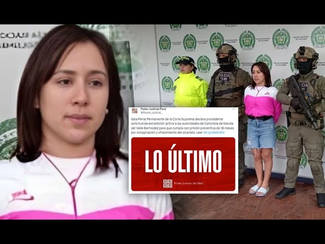 Wanda del Valle: Declaran procedente solicitud de extradición para que cumpla prisión preventiva