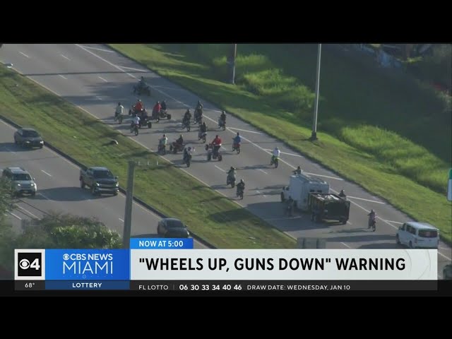 Words of warning for "Wheels Up, Guns Down"