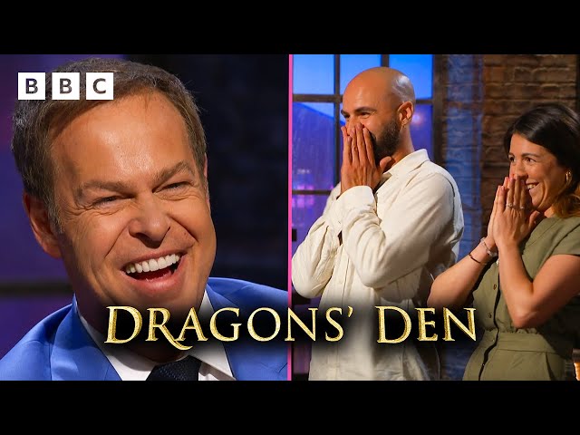 The most EXCITED pitch ever  | Dragons' Den - BBC