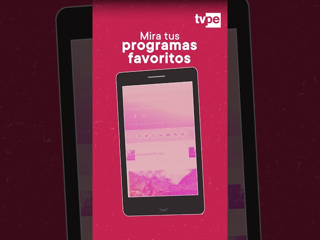 Conéctate desde cualquier dispositivo a TVPerú, el canal que #NosUne. 