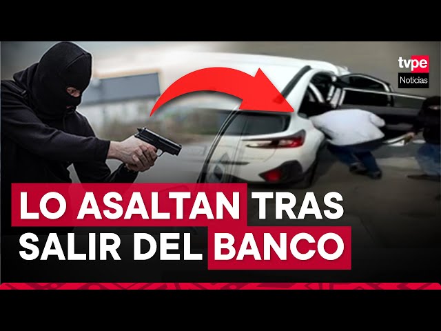 Breña: asaltan a sujeto luego de retirar dinero del banco