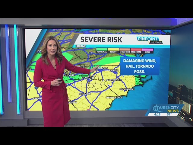 Timeline: Here’s when strong storms will move into Charlotte