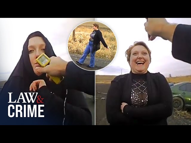 Bodycam: Woman Laughs After Totaling Her Car, Admits to Driving Drunk