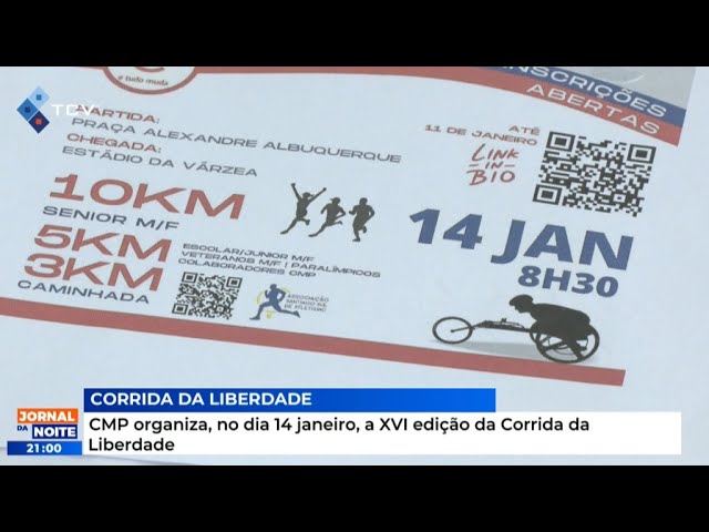 CM da Praia organiza, no dia 14 janeiro, a XVI edição da Corrida da Liberdade