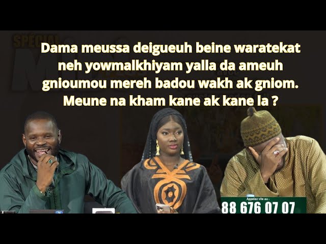 Dama  dégue né yowmalkhiyam yalla da ameuh gnoumou mereh badou wakh ak gnom. Meune na kham gnan la ?