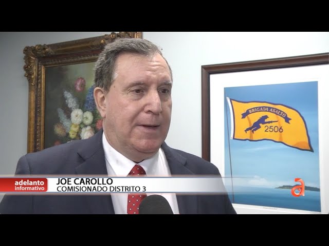 Comisionado Joe Carollo habla después que corte ordenara embargar sus activos, bienes y propiedades