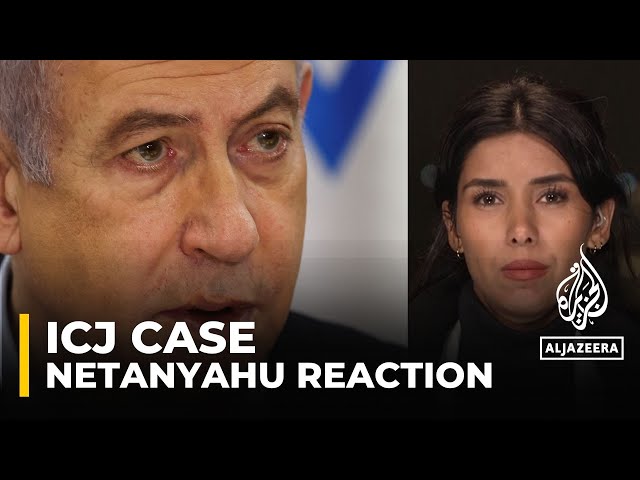 Netanyahu says ICJ case shows an ‘upside-down world’