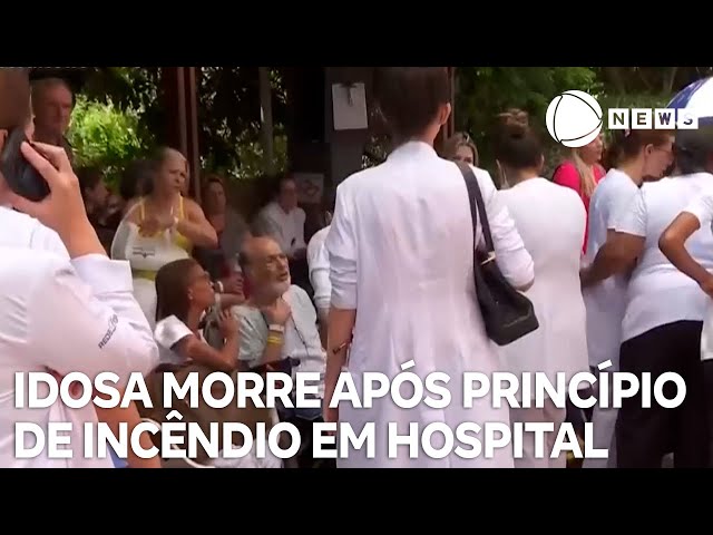 Paciente morre após princípio de incêndio em hospital de São Paulo