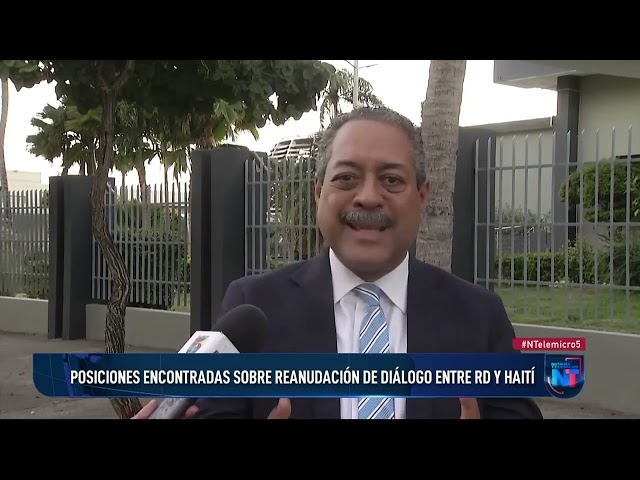 Posiciones encontrada sobre reanudación de dialogo entre RD y Haití