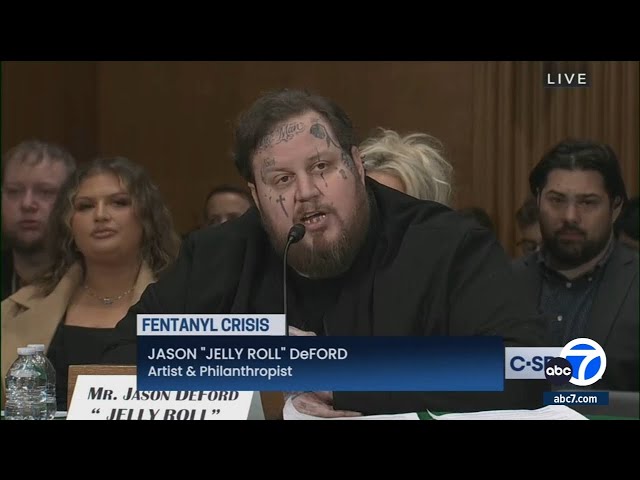 Jelly Roll urges Congress to pass anti-fentanyl legislation