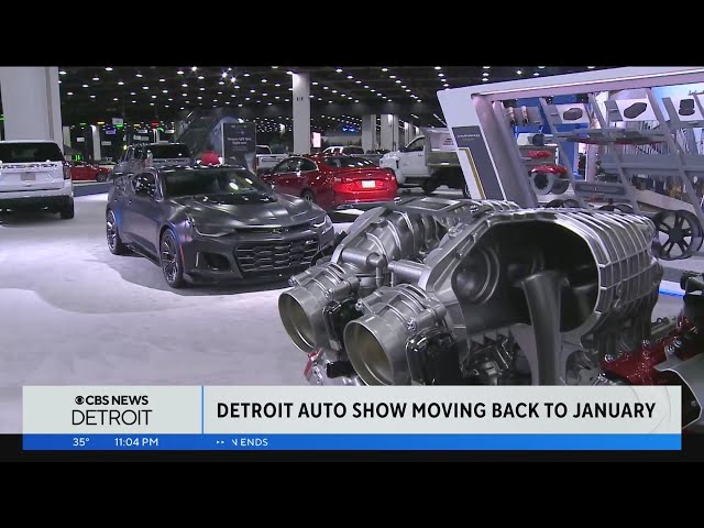 Detroit Auto Show returning to January slot