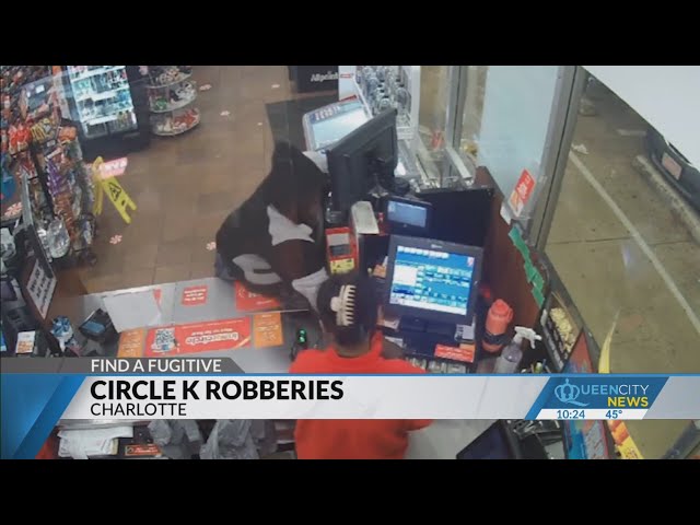 Suspect wanted for Charlotte Circle K robberies