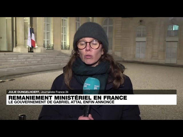 Remaniement : "un gouvernement resserré" de onze ministres • FRANCE 24