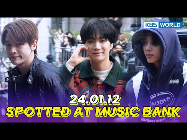 [4K](Spotted at Music Bank) THE BOYZ Special Unit, RIIZE and more 뮤직뱅크 출근길 20240105-12 | KBS WORLDTV