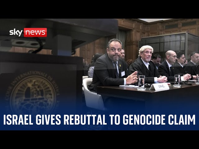 Watch live: Israel presents rebuttal to genocide claims at International Justice Court