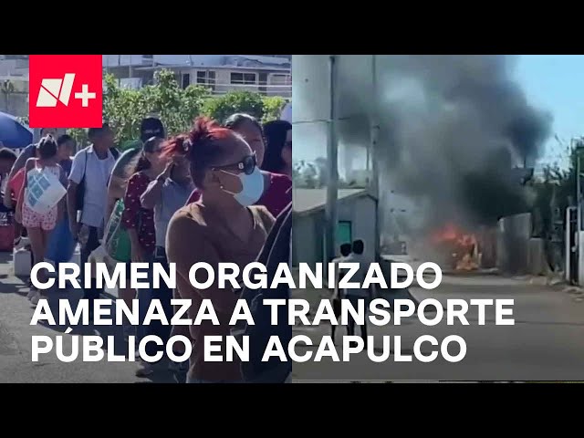 Choferes de acapulco suspenden operaciones ante amenazas del crimen organizado - En Punto