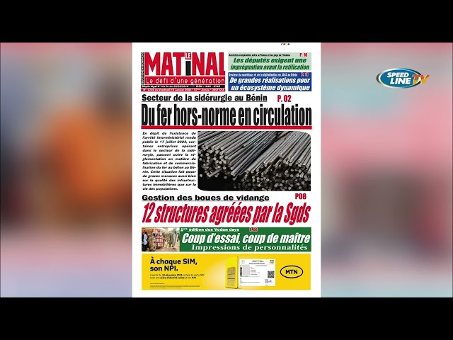 LA REVUE DES TITRES - 12 JAN 2024 - Romaric Dossa