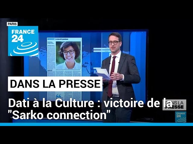 Rachida Dati à la Culture : victoire de la "Sarko connection" • FRANCE 24