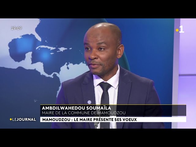 Ambdilwahedou Soumaila, maire de Mamoudzou était l'invité du joiurnal