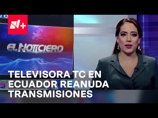 Violencia en Ecuador: Así reanudó transmisiones el canal TC Televisión - En Punto