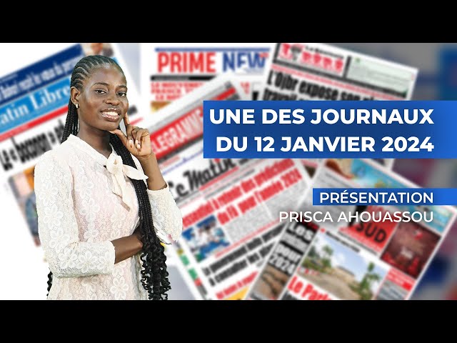 UNE DES JOURNAUX DU 12 01 2024