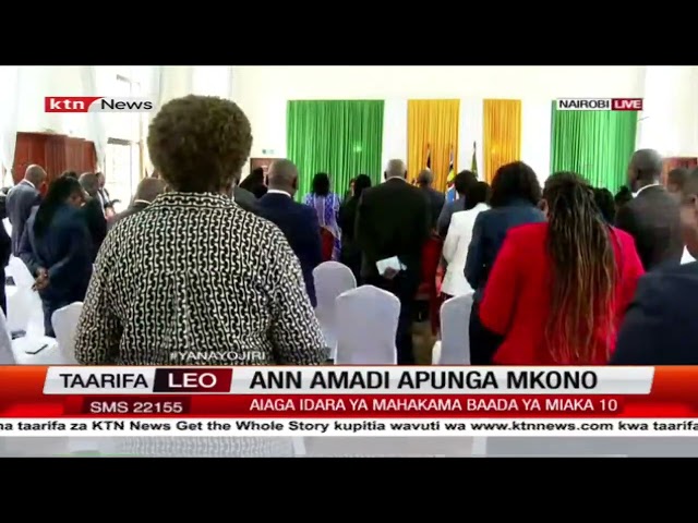 Ann Amadi apunga mkono: Alikuwa hakimu kati ya 1991-1997