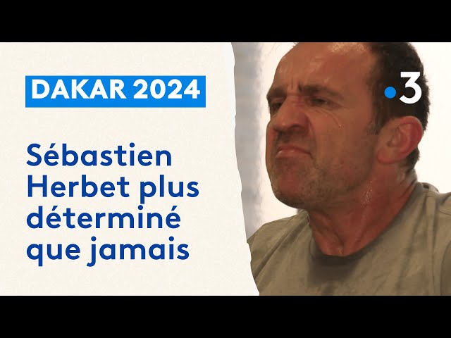 #Dakar2024 Portrait du motard Sébastien Herbet gravement blessé en 2022