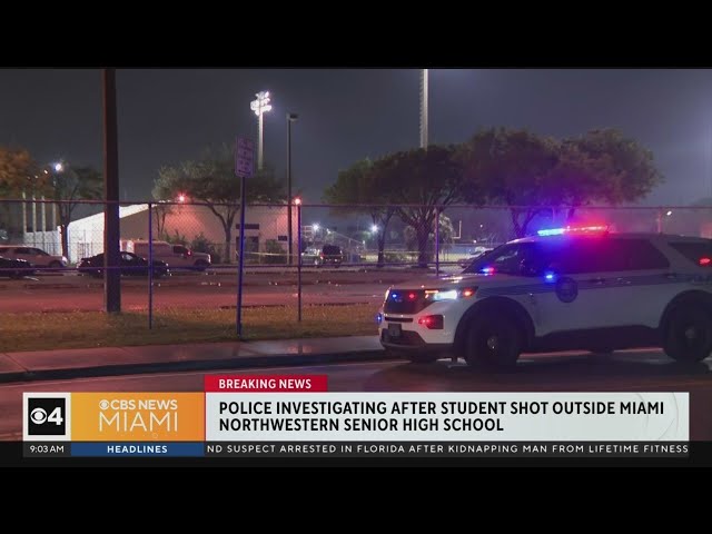 Student shot outside Miami Northwestern Senior High School