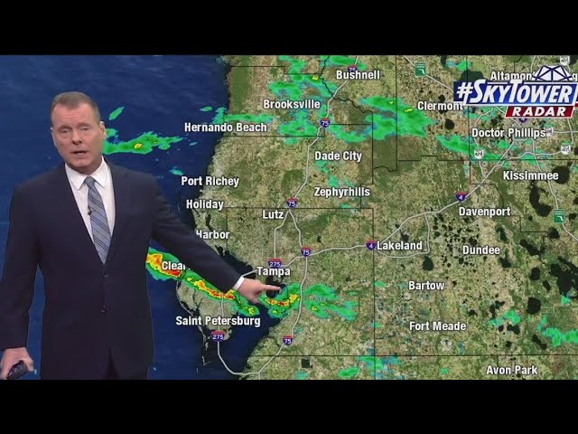 Rain and clouds across Tampa Bay | Jan. 12, 2024