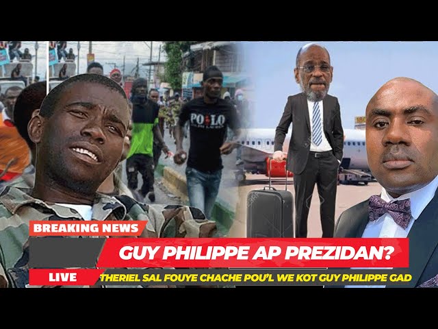 Guy Philippe MAche Sou Ariel, Prezidan Dwat? Men Sak Bloke Guy Nan Moman La, Revolisyon An Red