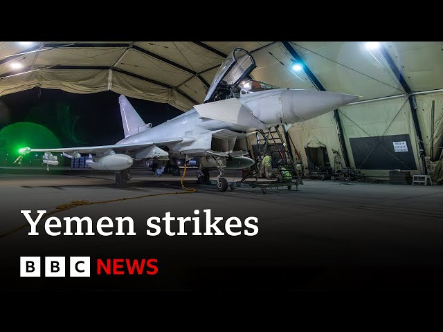 Houthis vow retaliation after US and UK strike 16 sites in Yemen - BBC News