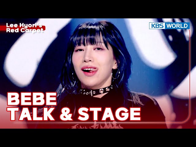 [ENG/IND] BEBE : TALK & STAGE (The Seasons) | KBS WORLD TV 240112