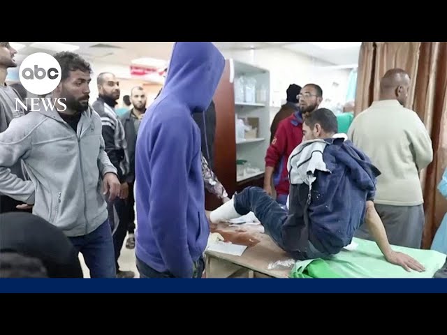 US doctor talks 'staggering' situation in Gaza hospitals