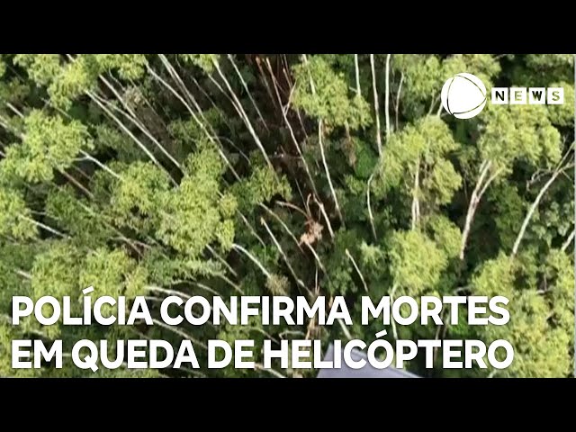 Polícia confirma quatro mortes em queda de helicóptero em São Paulo