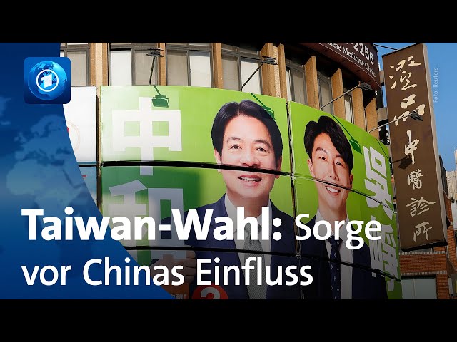 Wahl in Taiwan: Sorge vor Einmischung Chinas