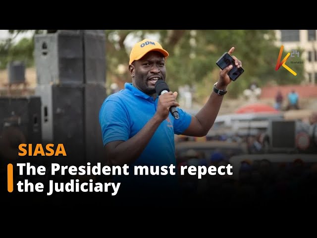 “No investor will invest in a country where the President disrespects the Judiciary,’’ Edwin Sifuna