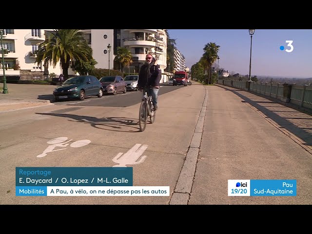 Pau : les cyclistes tentent de se faire une place en ville