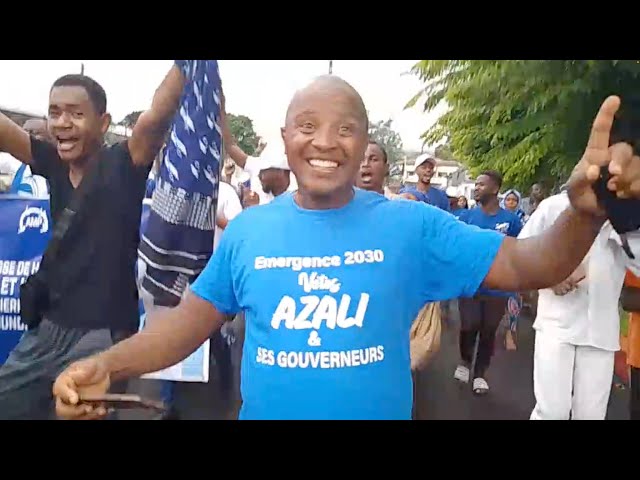 La jeunesse Goulam au meeting du candidat Azali au stade Ajao