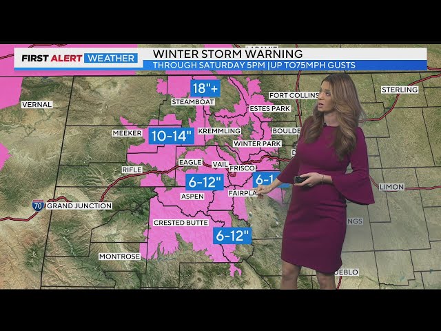 Colorado weather: Preparing for the dangerous weekend cold and heavy mountain snow