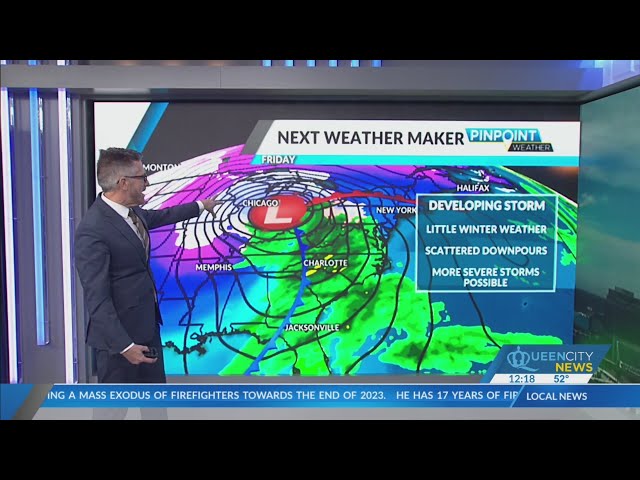 Timeline: Heavy rain, strong wind to move into Charlotte area