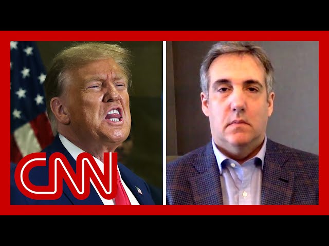 Trump called out Michael Cohen outside courtroom. Hear his response