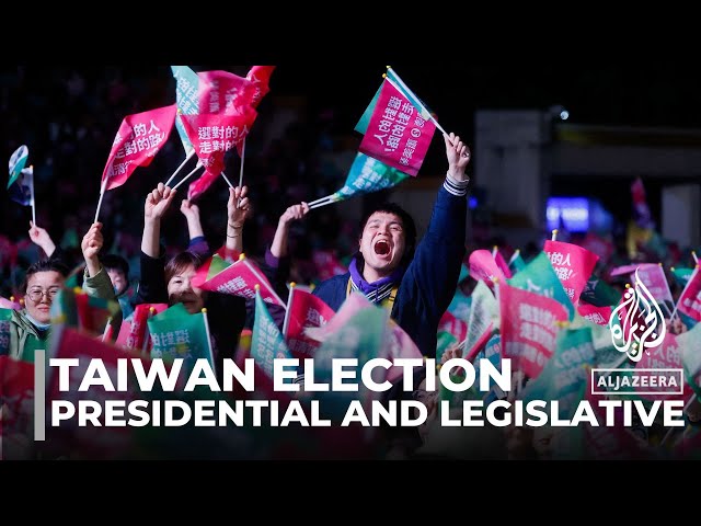 Taiwan election: Presidential and legislative seats up for grabs