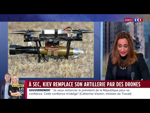 A sec, Kiev remplace son artillerie par des drones