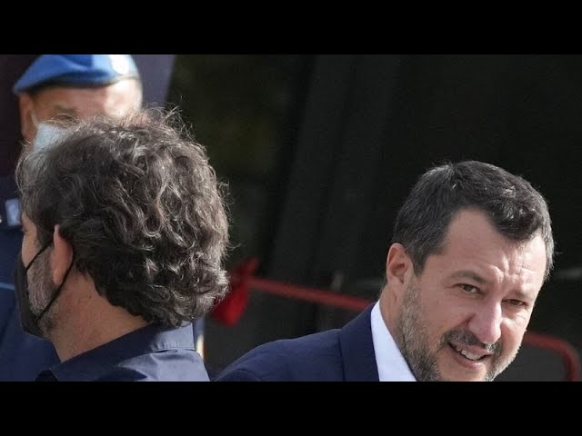 Italy's Deputy Prime Minister appears in court in migrant ship case